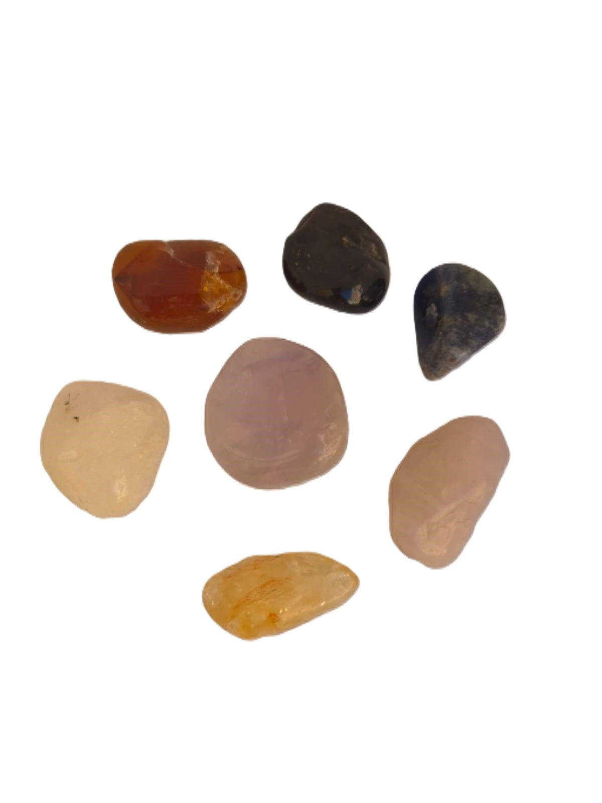Piedras Naturales para Gemoterapia Set de 7 Chakras
