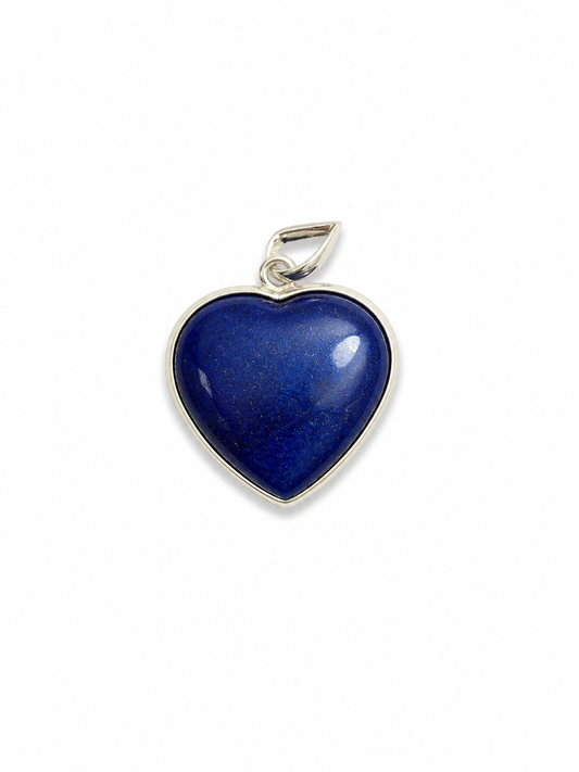 Colgante (Dije) Corazón Lapislazuli